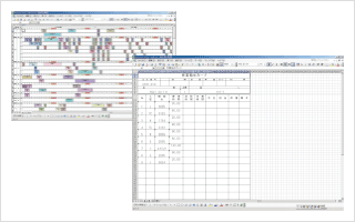 加工予定表と作業指示書