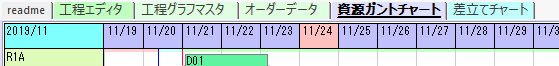 ウィンドウのタブに色